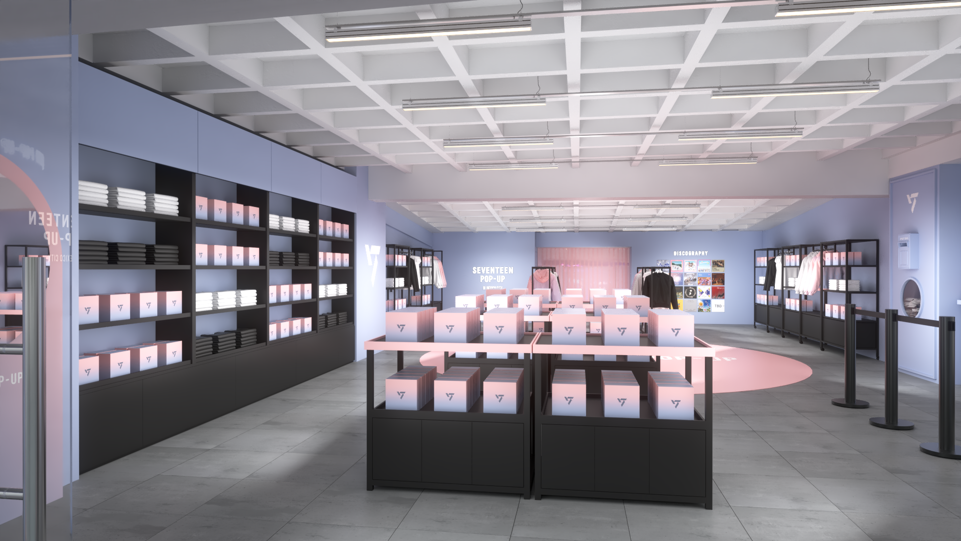 SEVENTEEN general interior visualisation