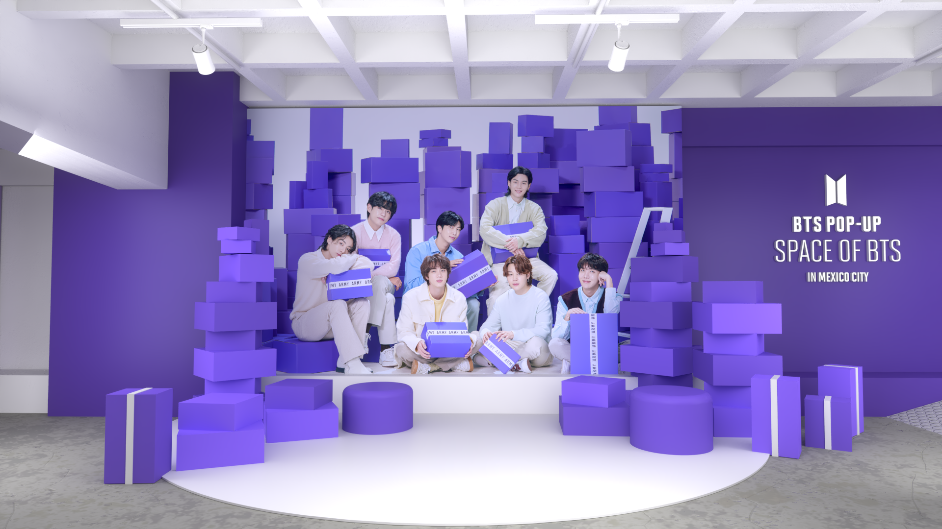 BTS photo experience visualisation