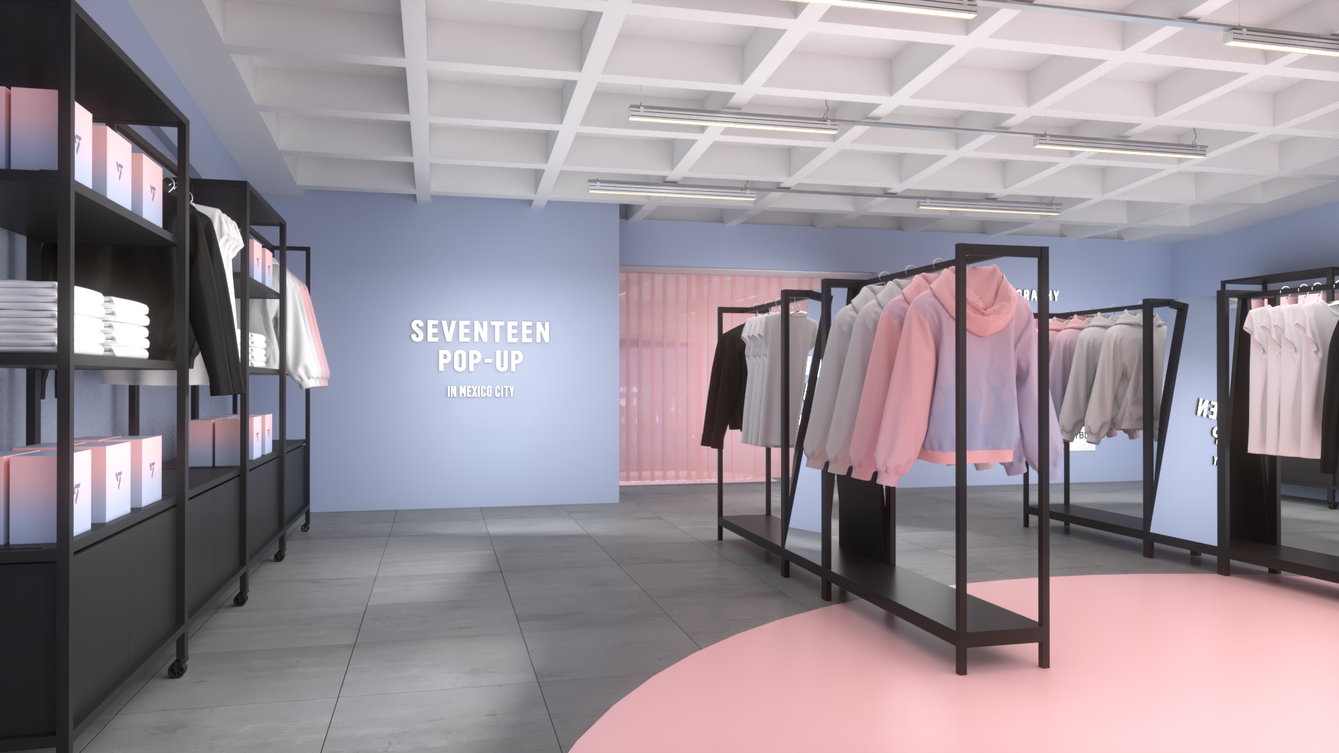 SEVENTEEN merchandise-system visualisation