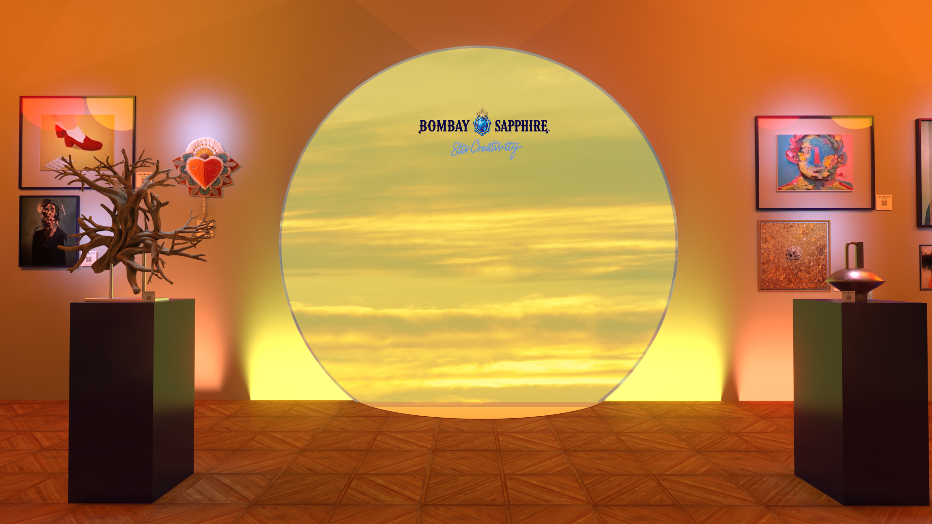 Original sunset environment visualisation