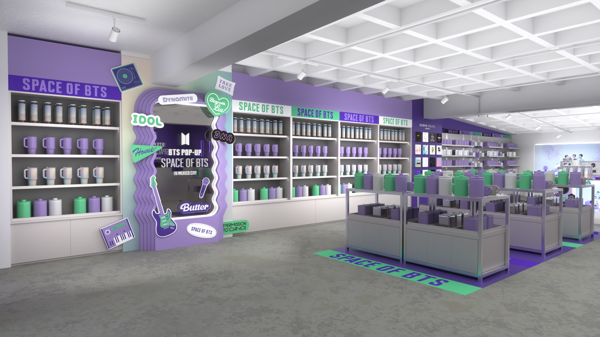 BTS retail environment visualisation