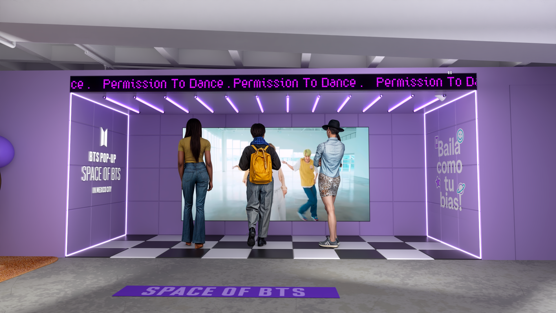 Permission to dance visualisation