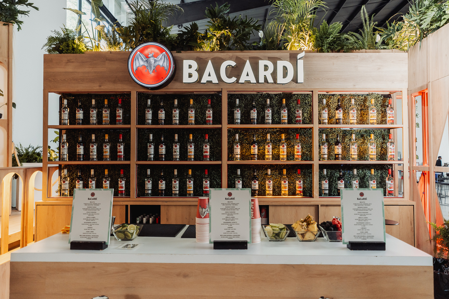 Built Bacardí bar at Alquimia Festival de Mixología 2025