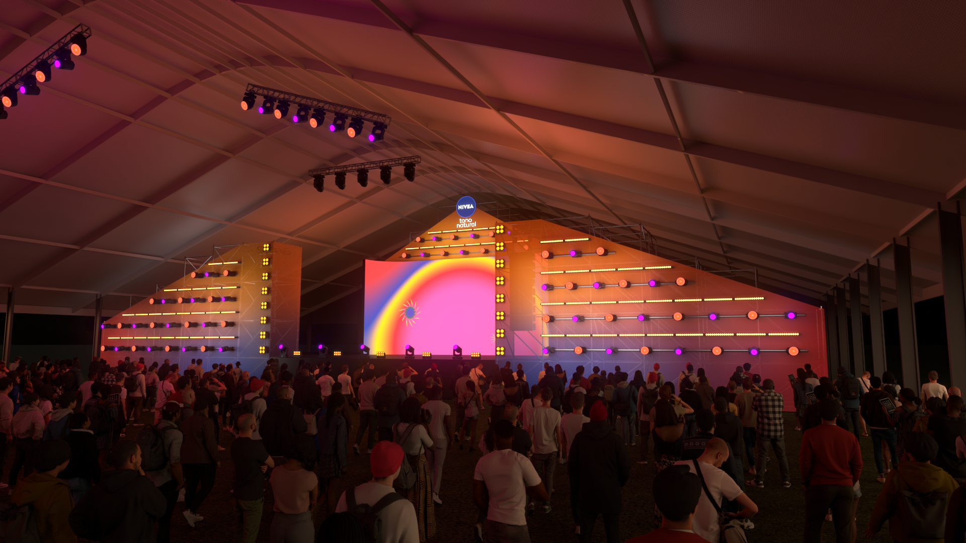 Nivea Stage visualisation — alternate view