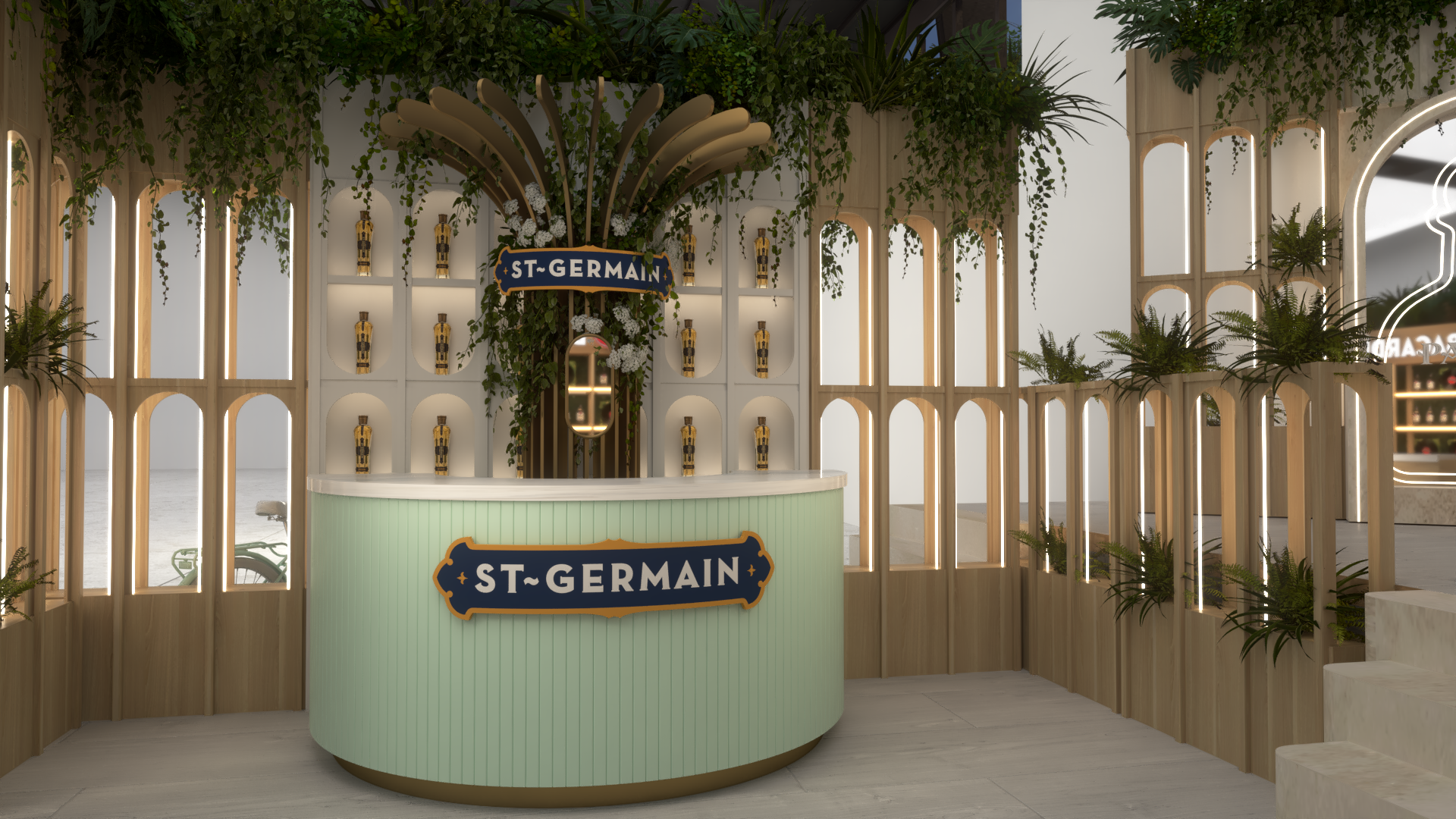 Original St-Germain bar visualisation