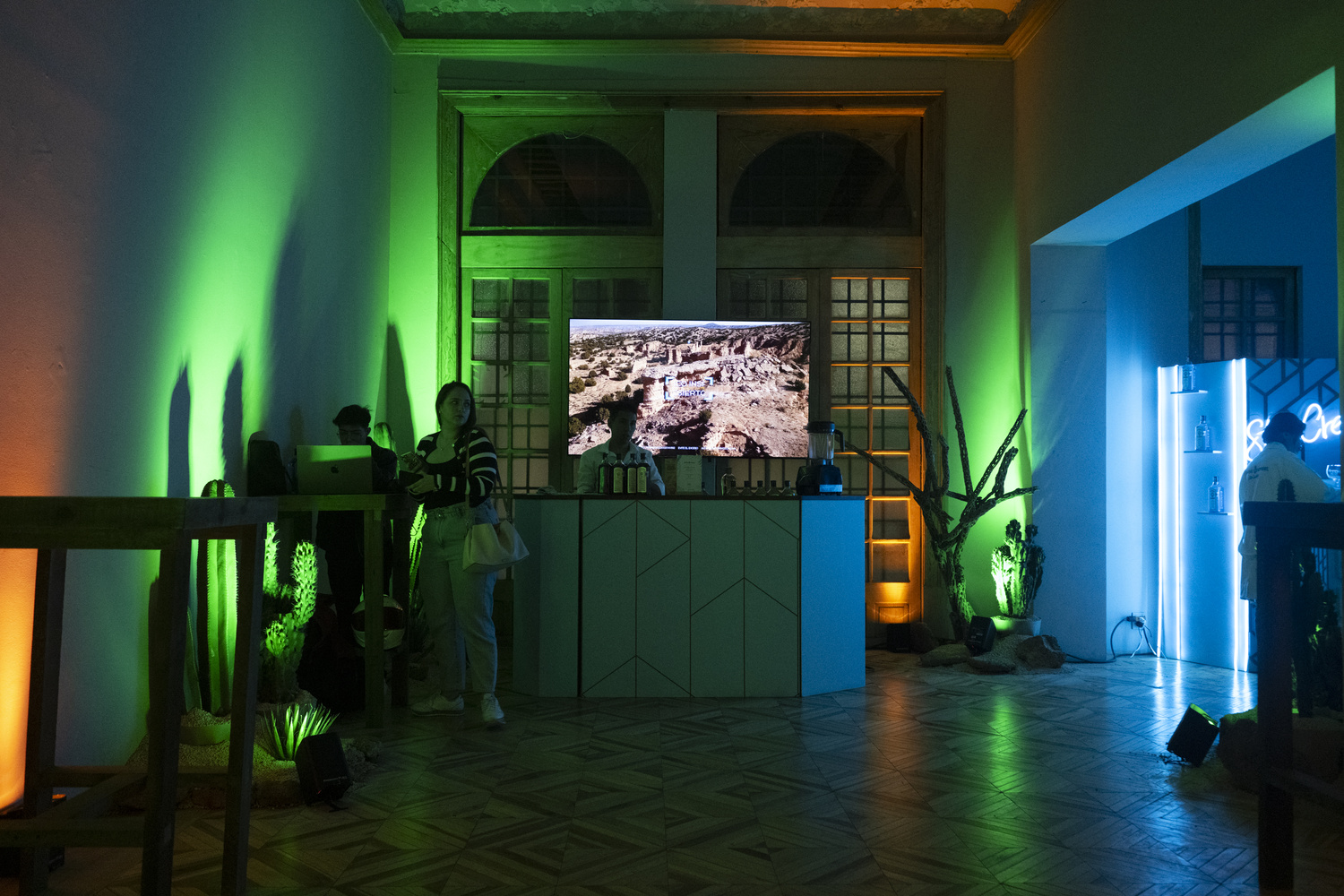 Built desert environment — Bombay Sapphire Inspira